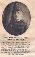 Garsleitner Franz, Neukirchen a.d. V., Infantrist